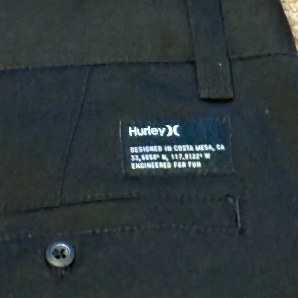Men’s Hurley black pants. Size 32. - Picture 5 of 7